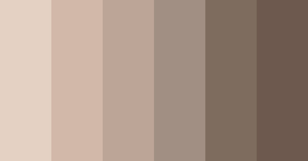 Download brown shades color palette PNG image (landscape)
