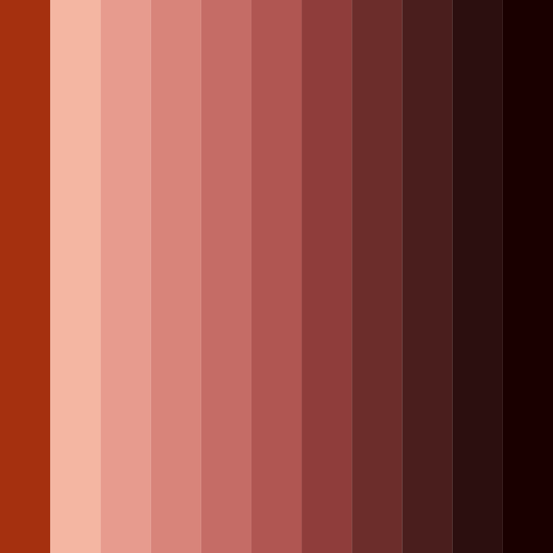 Download dark red shades color palette PNG image (square)