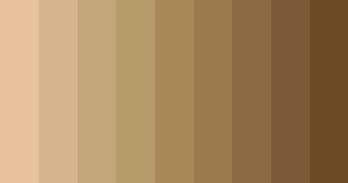 Download golden alloy color palette PNG image (landscape)