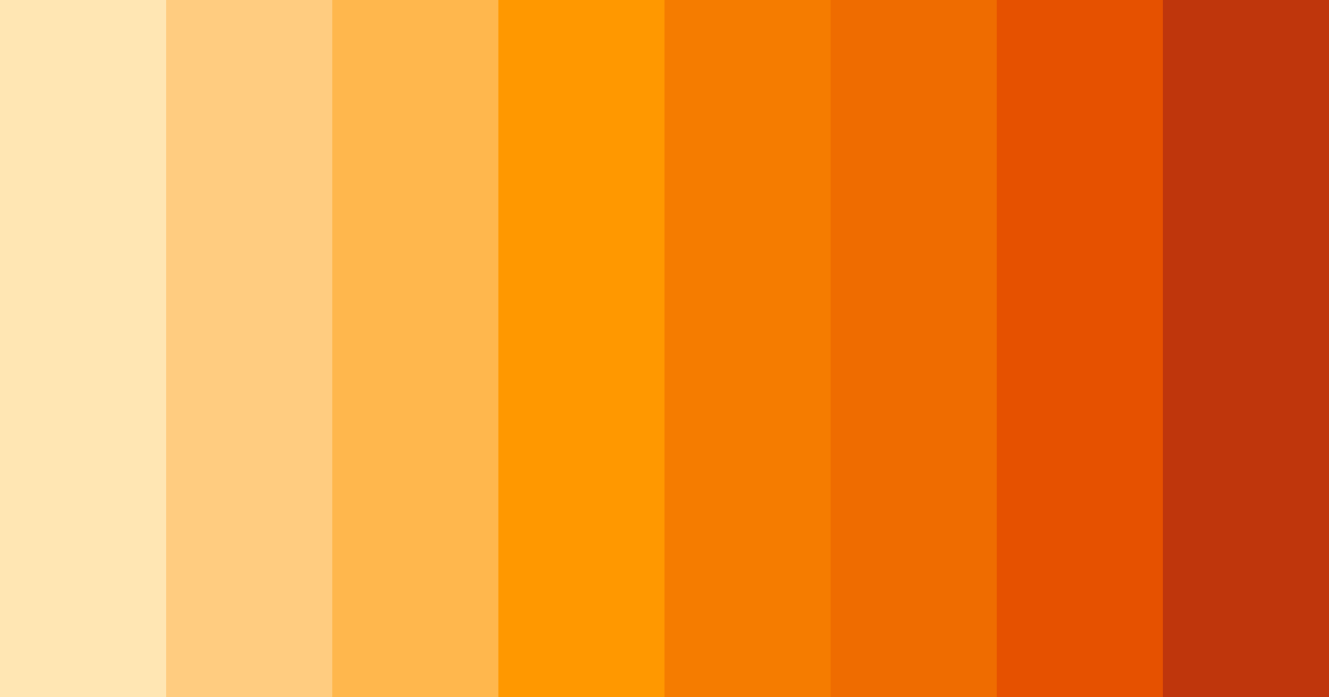 Download sunset glow color palette PNG image (landscape)