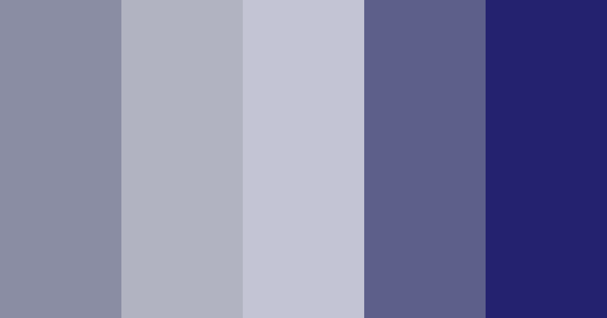 Download midnight serenity color palette PNG image (landscape)