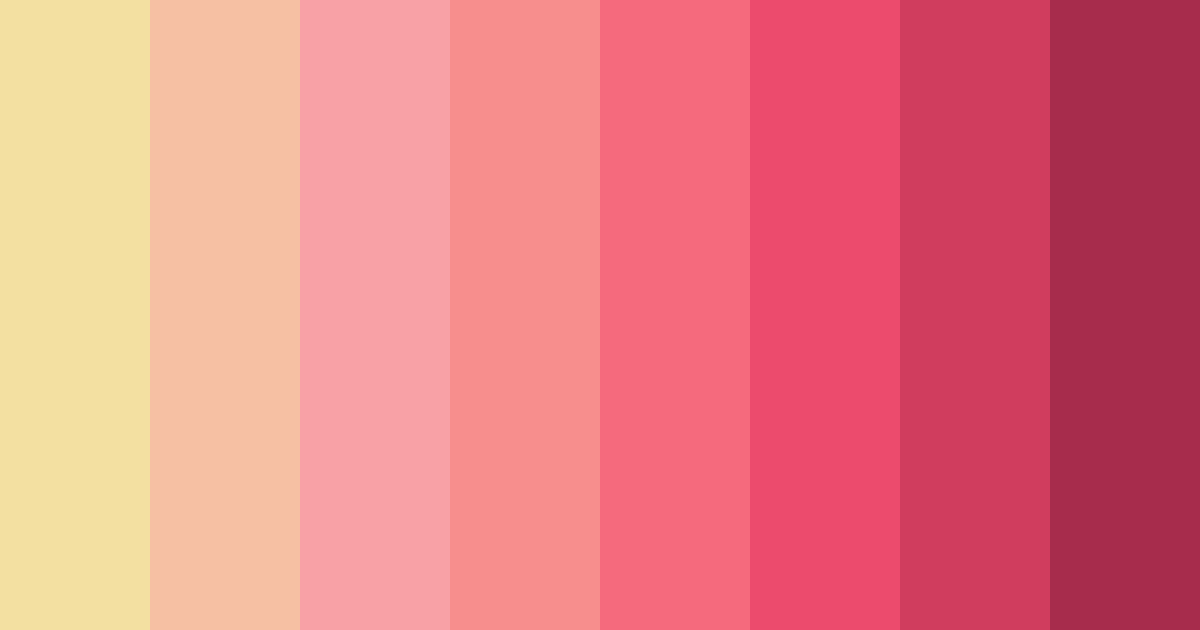 Download blush blossoms color palette PNG image (landscape)