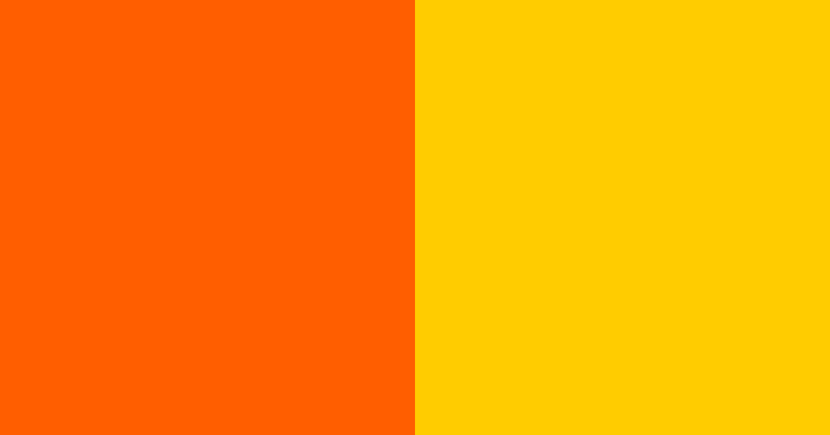 Download fluo orange color palette PNG image (landscape)