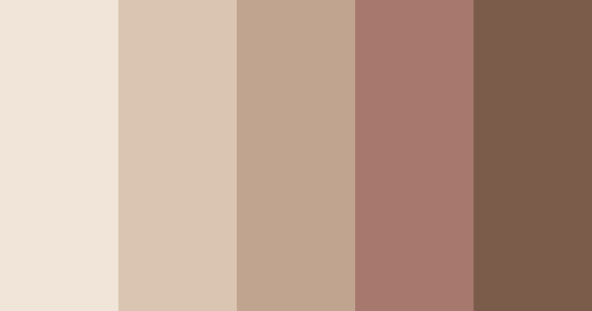Download pale brown color palette PNG image (landscape)