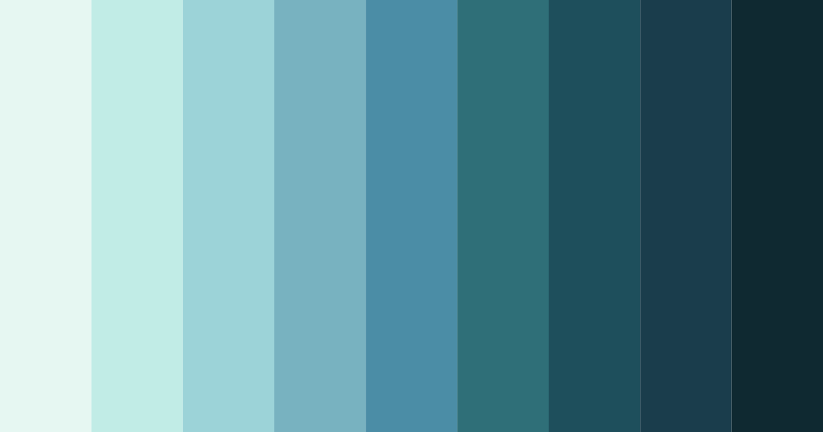 Download whispers of aqua color palette PNG image (landscape)
