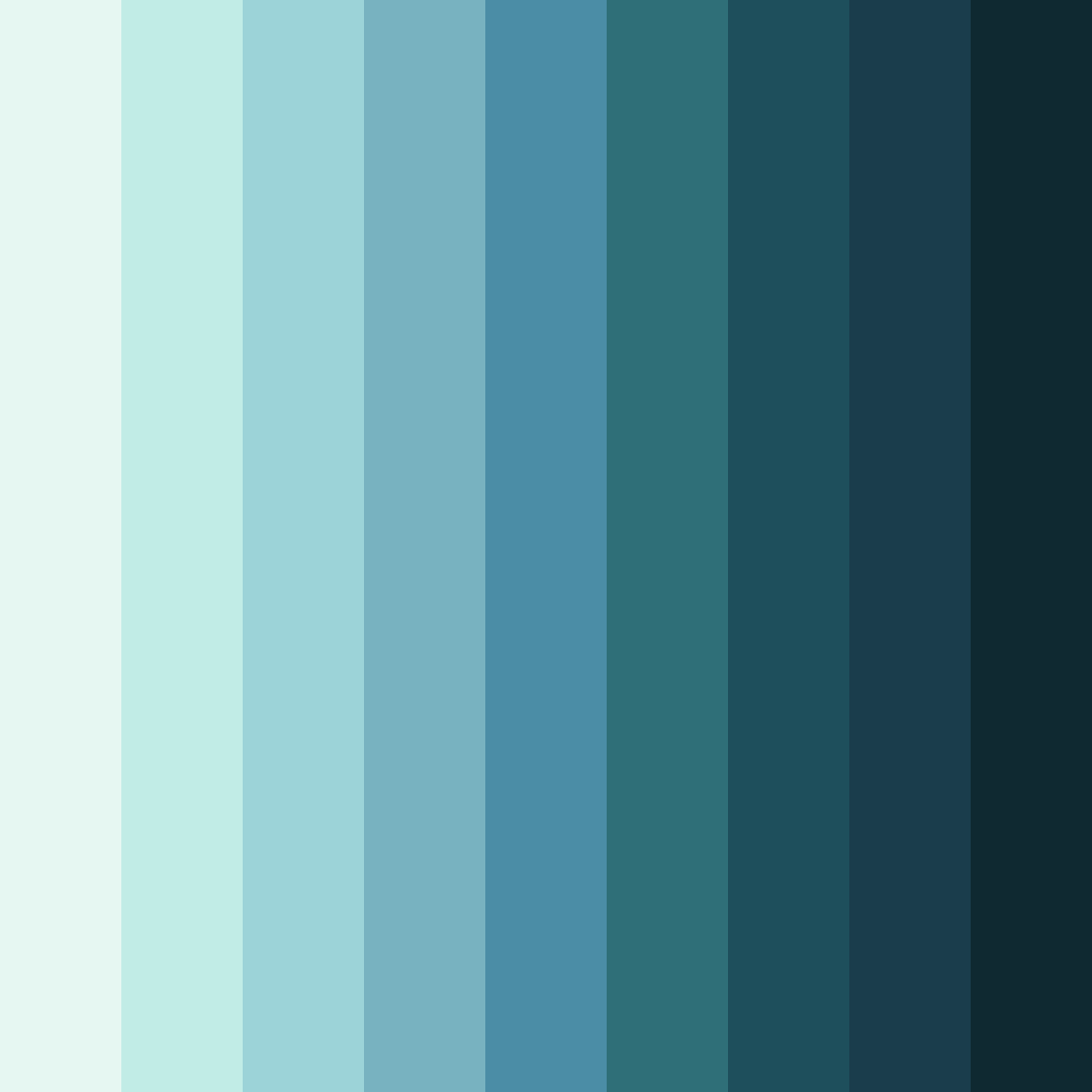 Download whispers of aqua color palette PNG image (square)