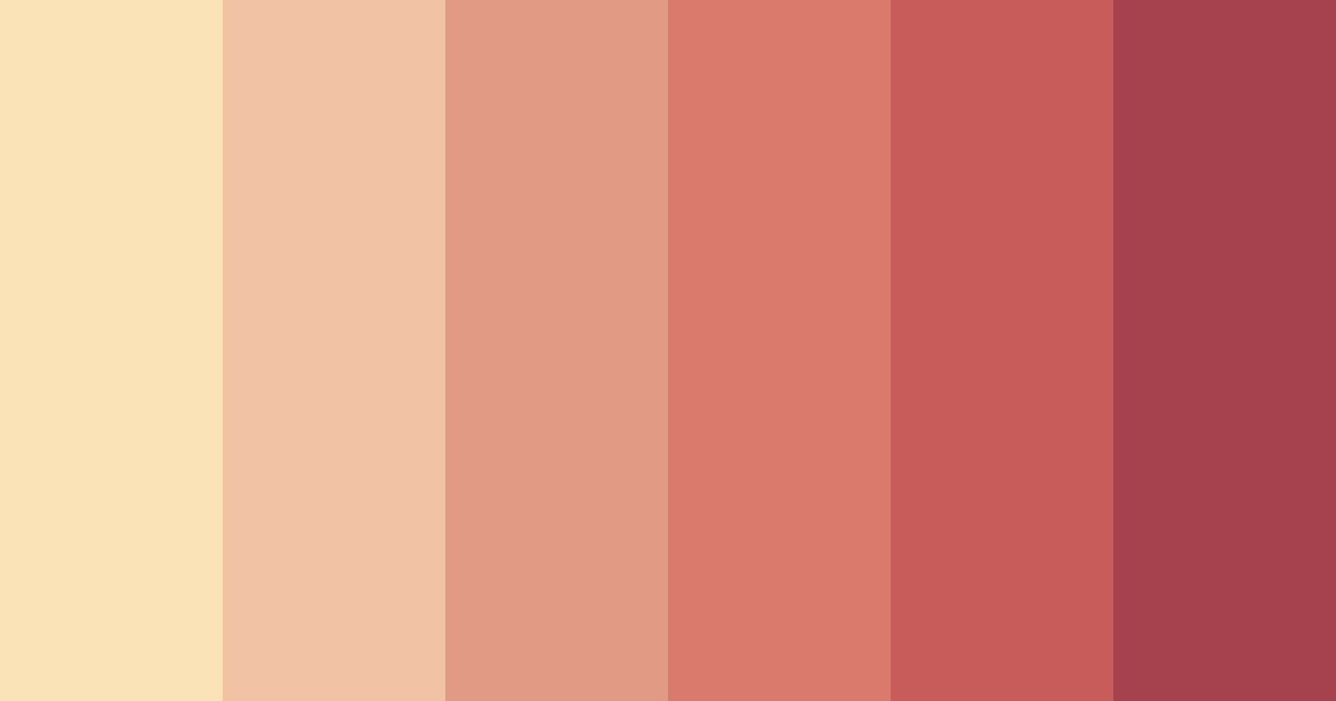 Download sunset blossom color palette PNG image (landscape)