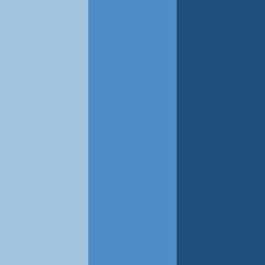 Download vibrant blue color palette PNG image (square)