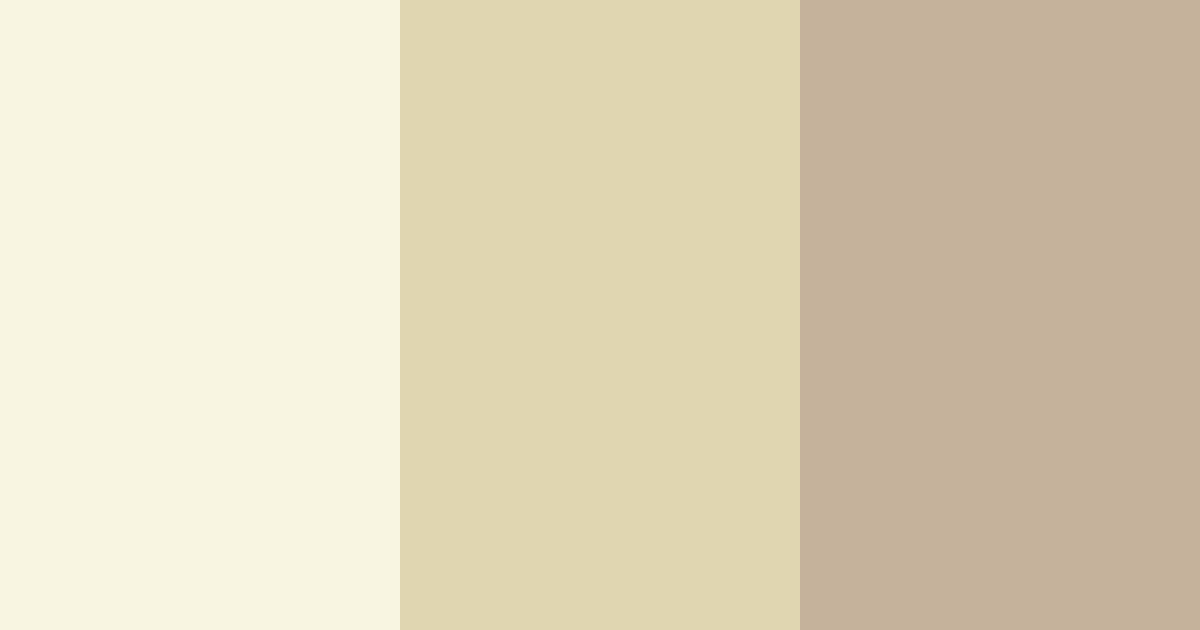 Download soft ivory shades color palette PNG image (landscape)