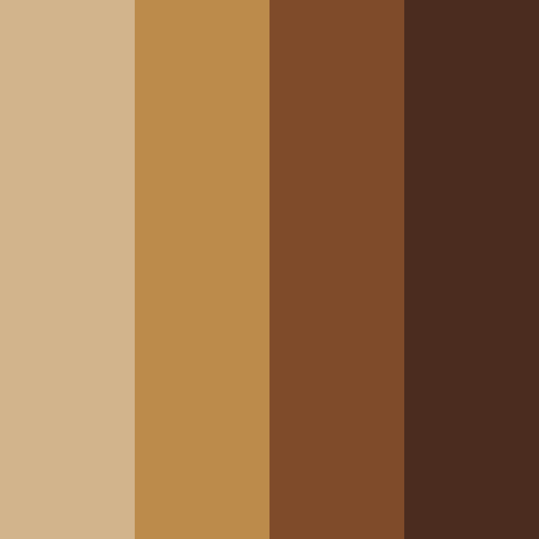 Download brown shades of stone color palette PNG image (square)