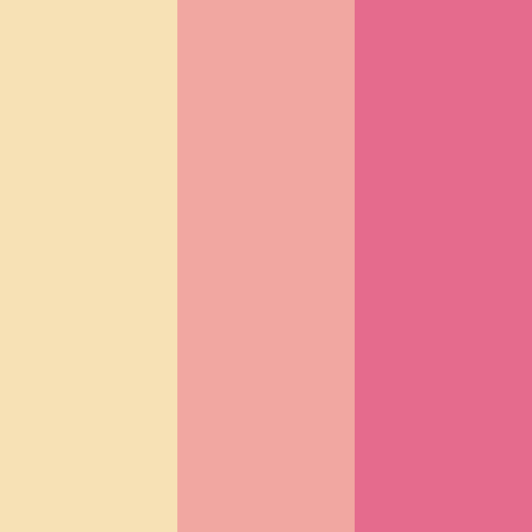 Download pink confection color palette PNG image (square)