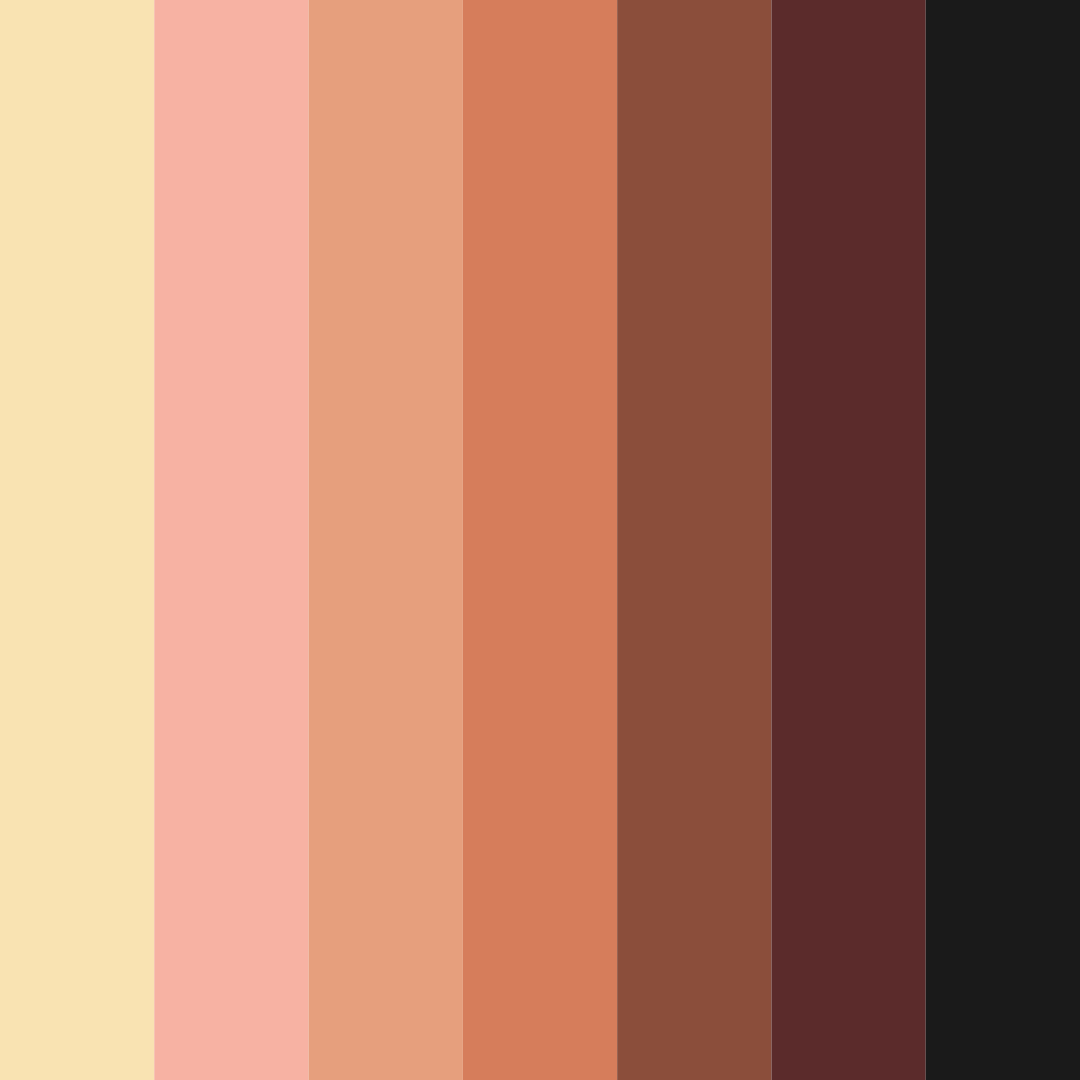 Download brown halloween magic color palette PNG image (square)