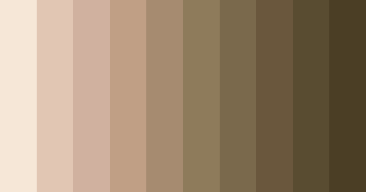 Download milk tea dreamscape color palette PNG image (landscape)