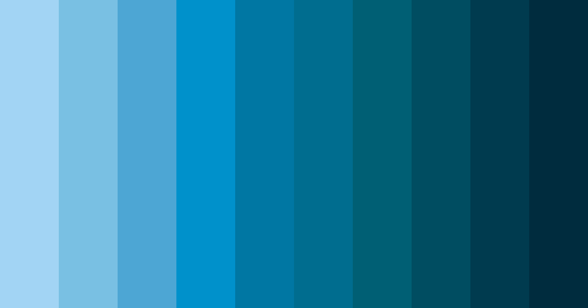 Download azure serenity color palette PNG image (landscape)