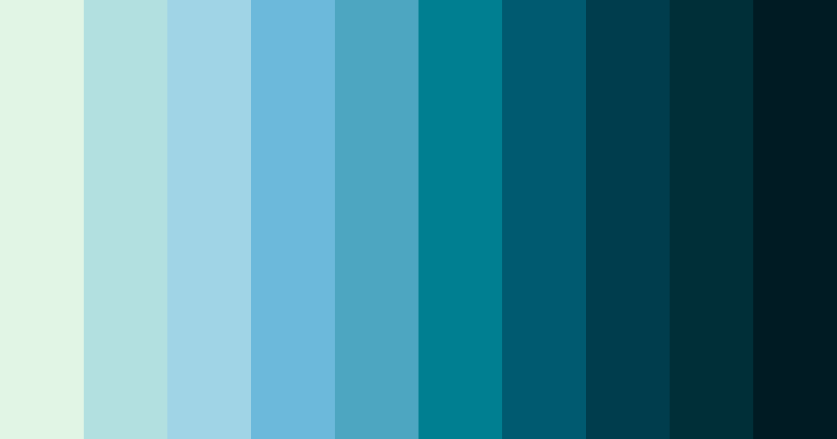 Download oceanic serenity color palette PNG image (landscape)
