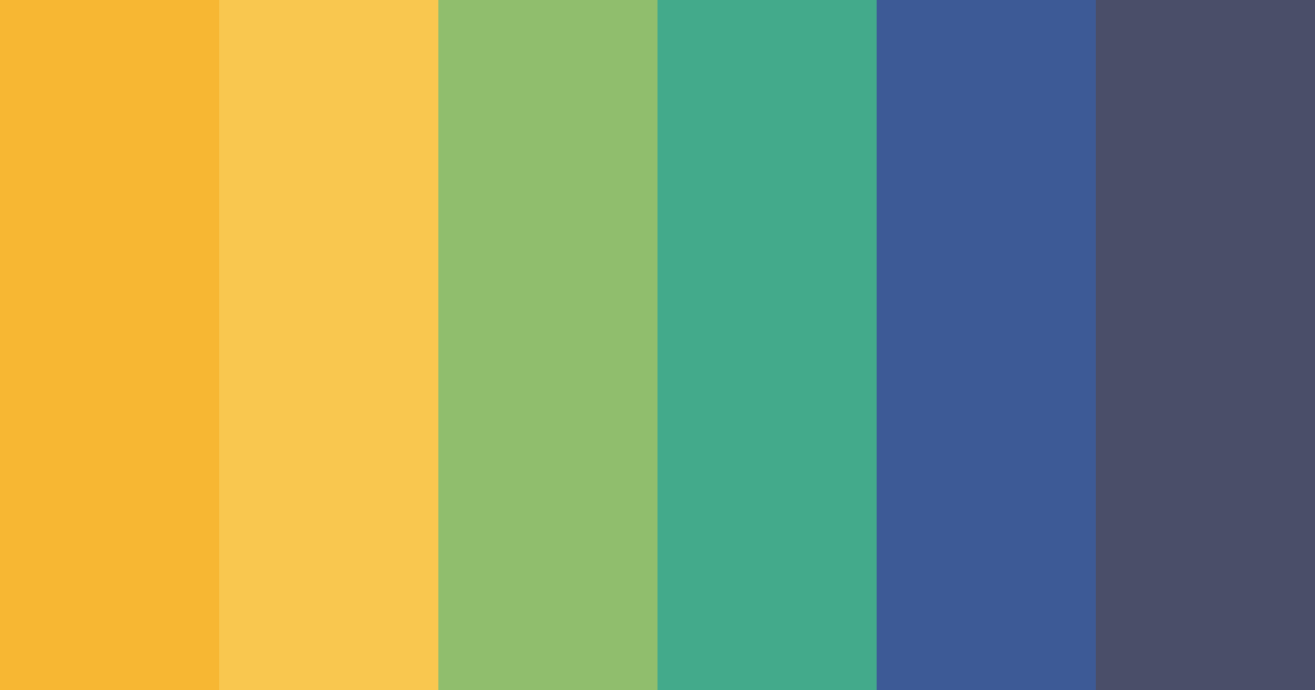 Download orange oasis color palette PNG image (landscape)