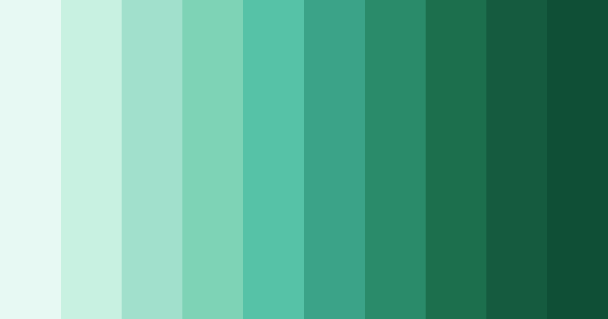 Download teal healing color palette PNG image (landscape)