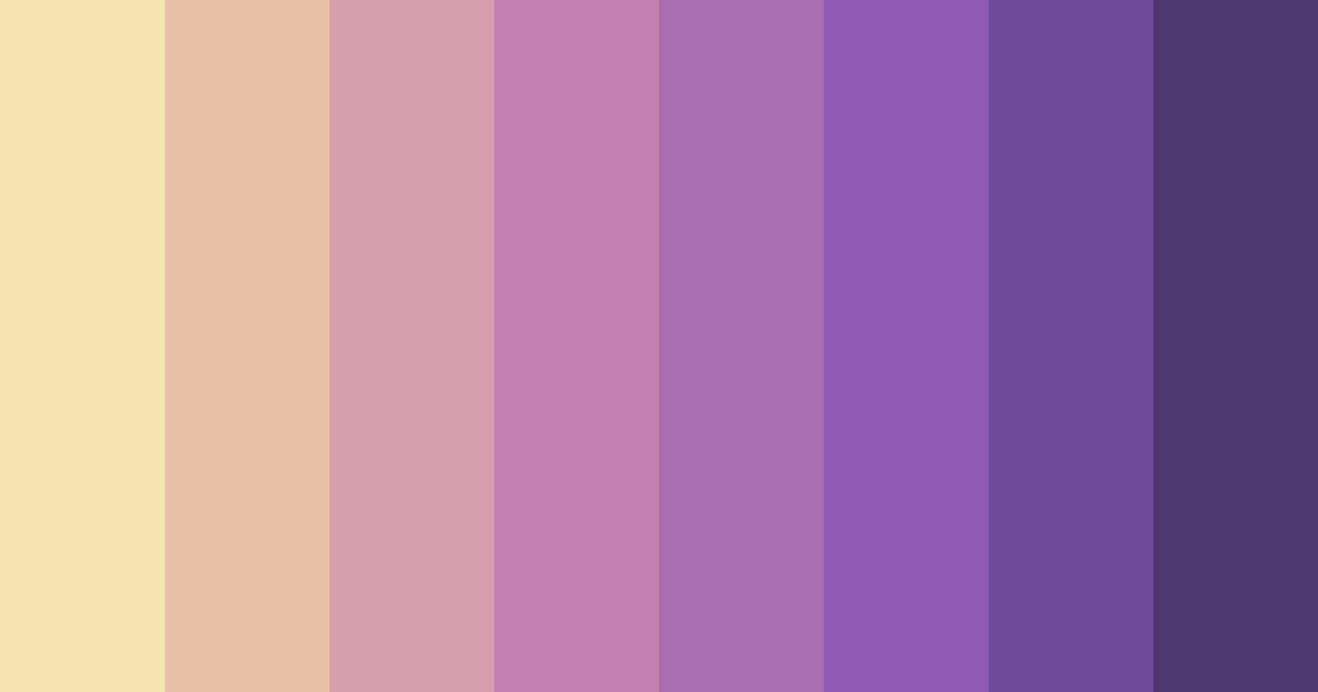 Download purple blog color palette PNG image (landscape)