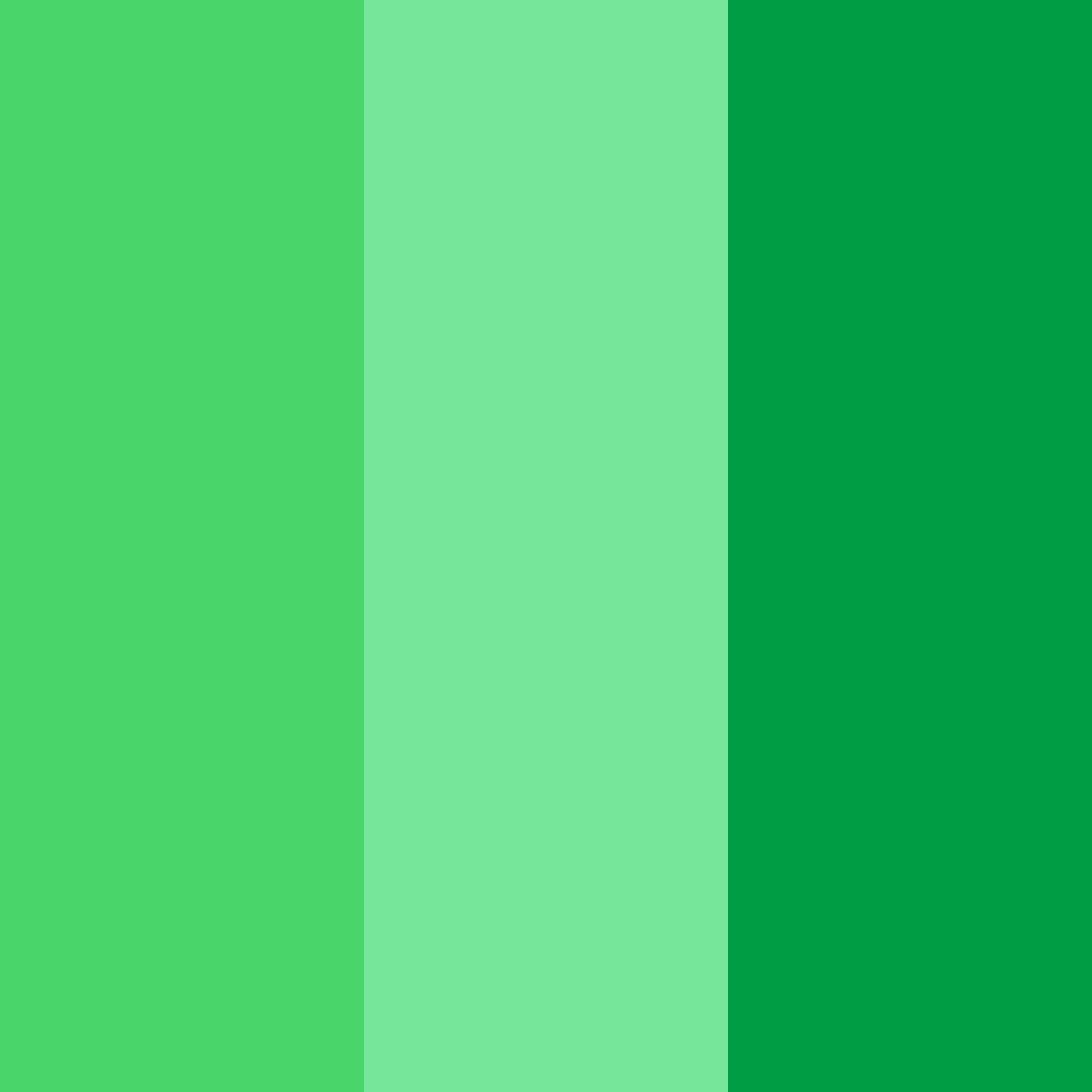 Download emerald oasis color palette PNG image (square)