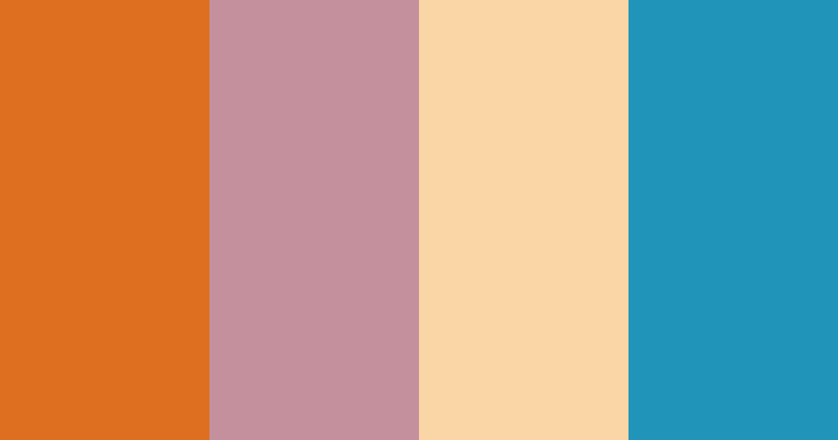 Download sunset dream color palette PNG image (landscape)