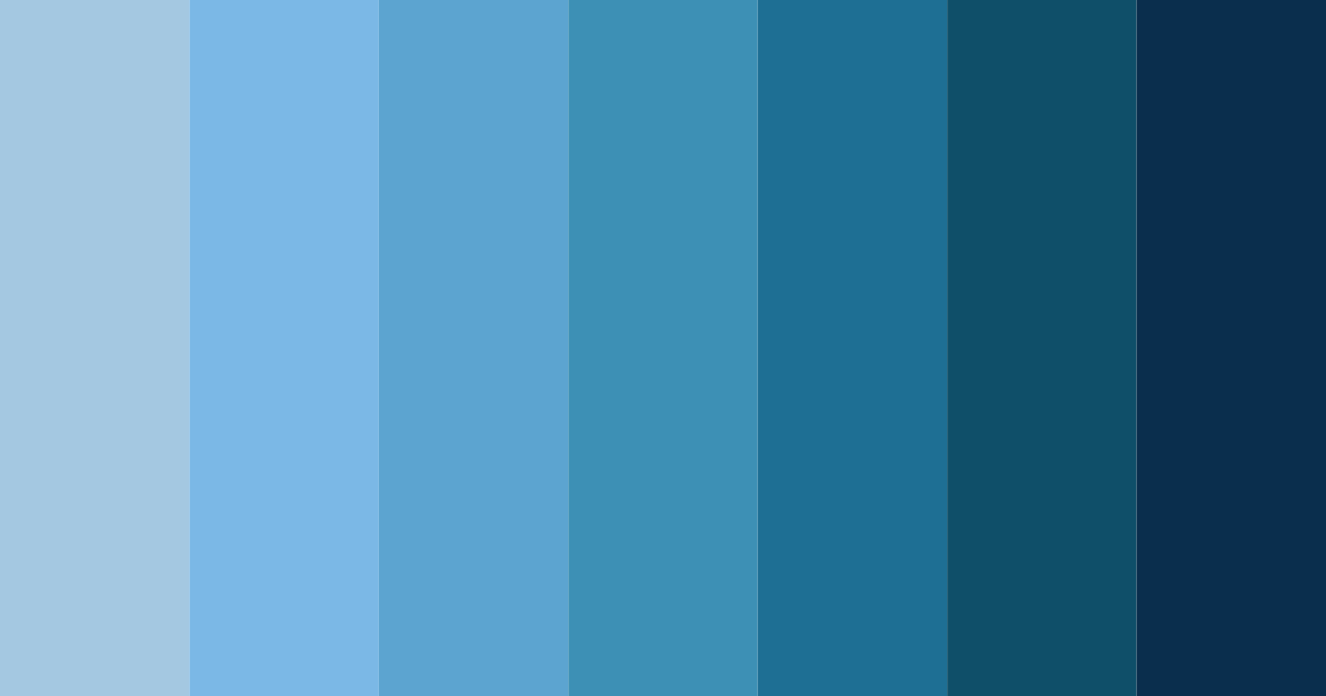 Download navy blue ocean color palette PNG image (landscape)