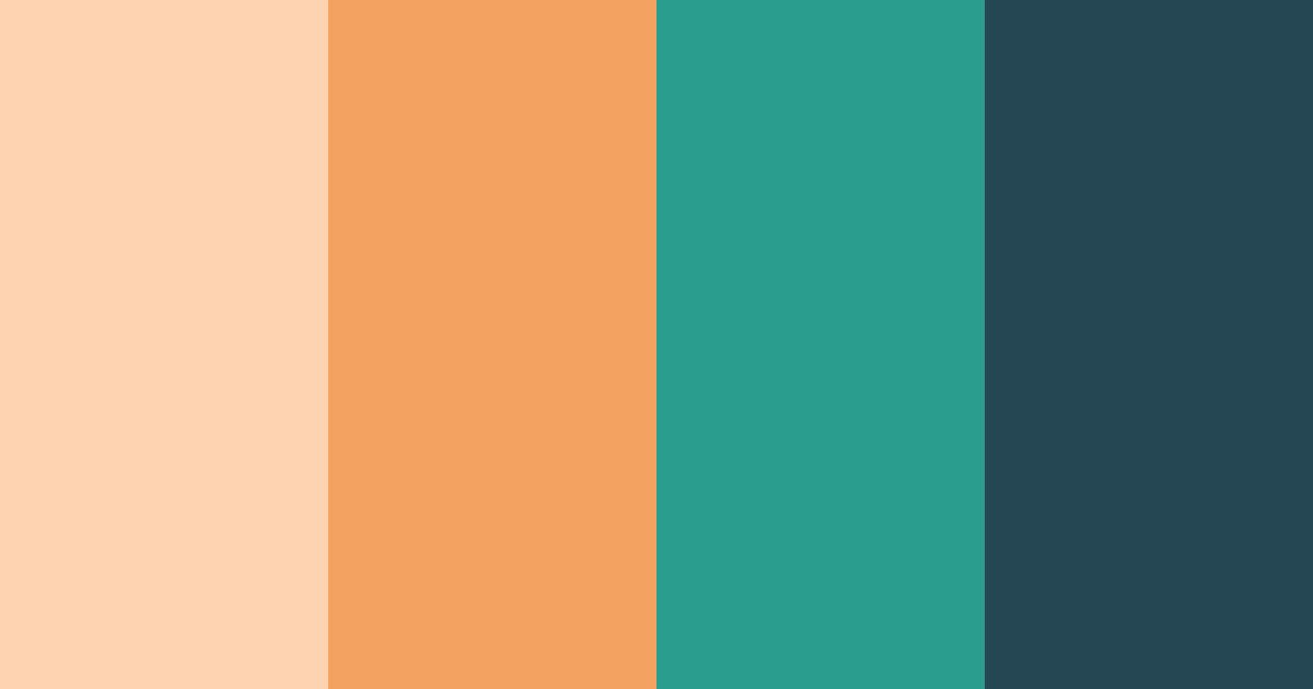 Download teal night market color palette PNG image (landscape)