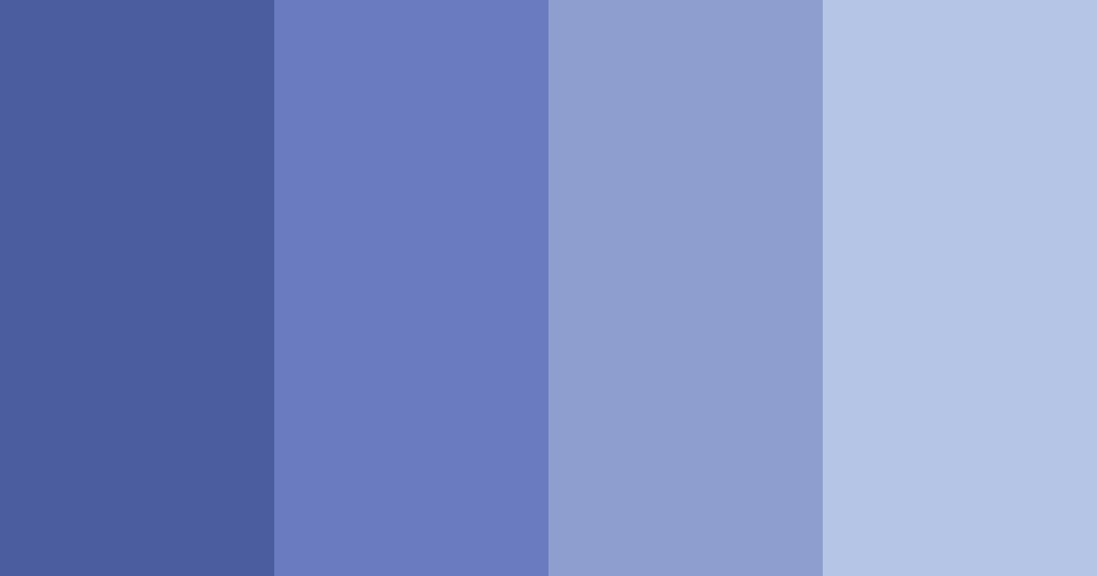 Download blue night color palette PNG image (landscape)
