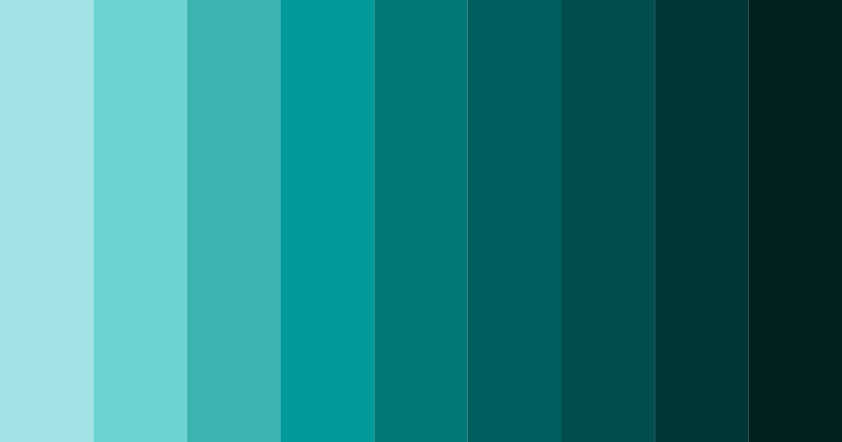Download teal night market color palette PNG image (landscape)
