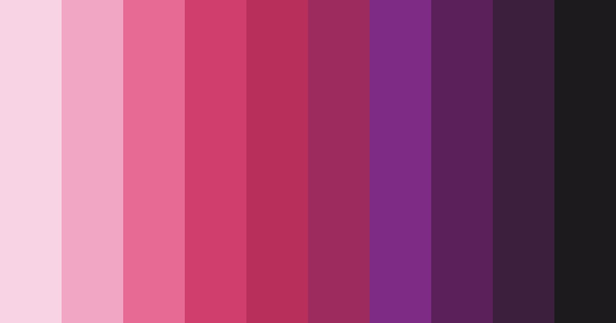Download pink tulip color palette PNG image (landscape)
