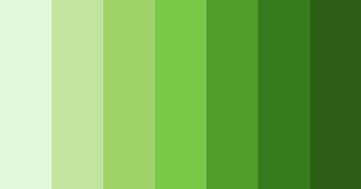 Download verdant harmony color palette PNG image (landscape)