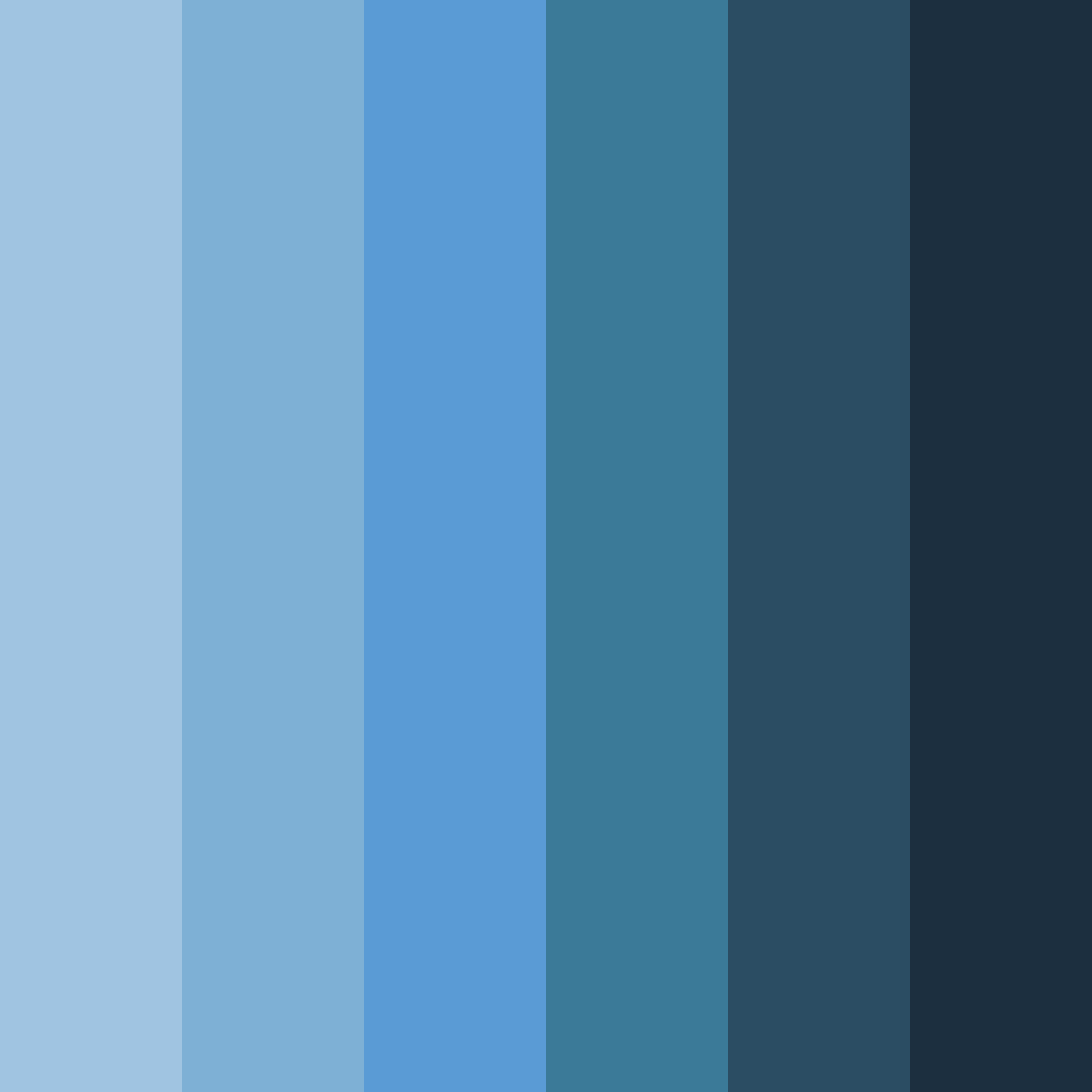 Download midnight ocean whisper color palette PNG image (square)