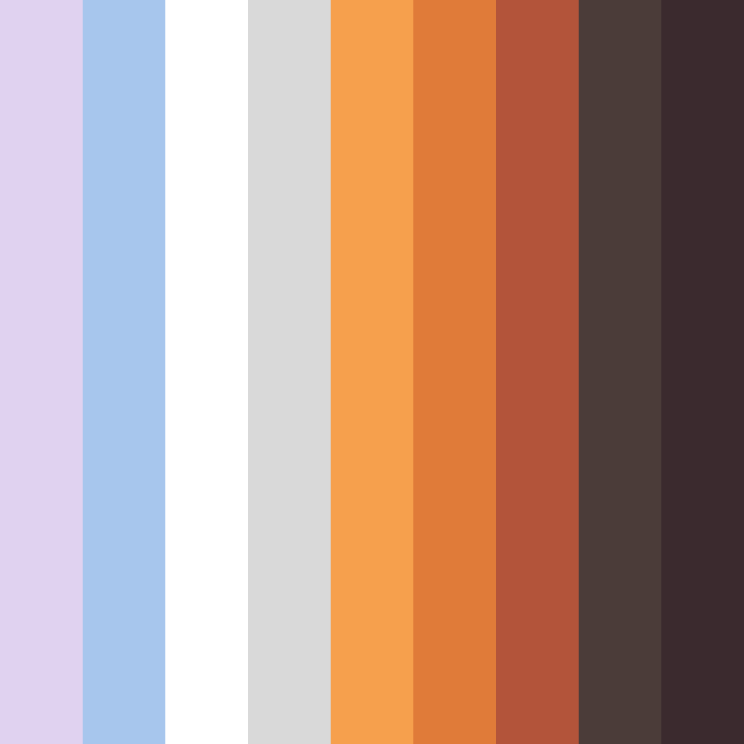 Download twilight serenade color palette PNG image (square)