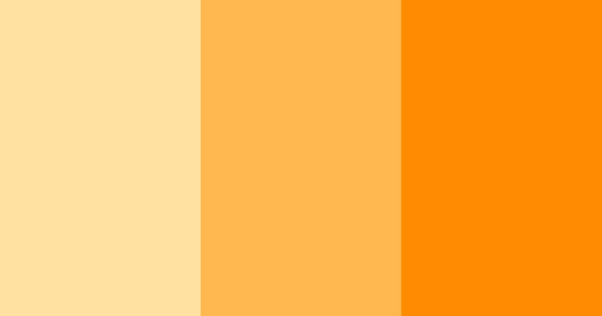 Download sunny orange color palette PNG image (landscape)