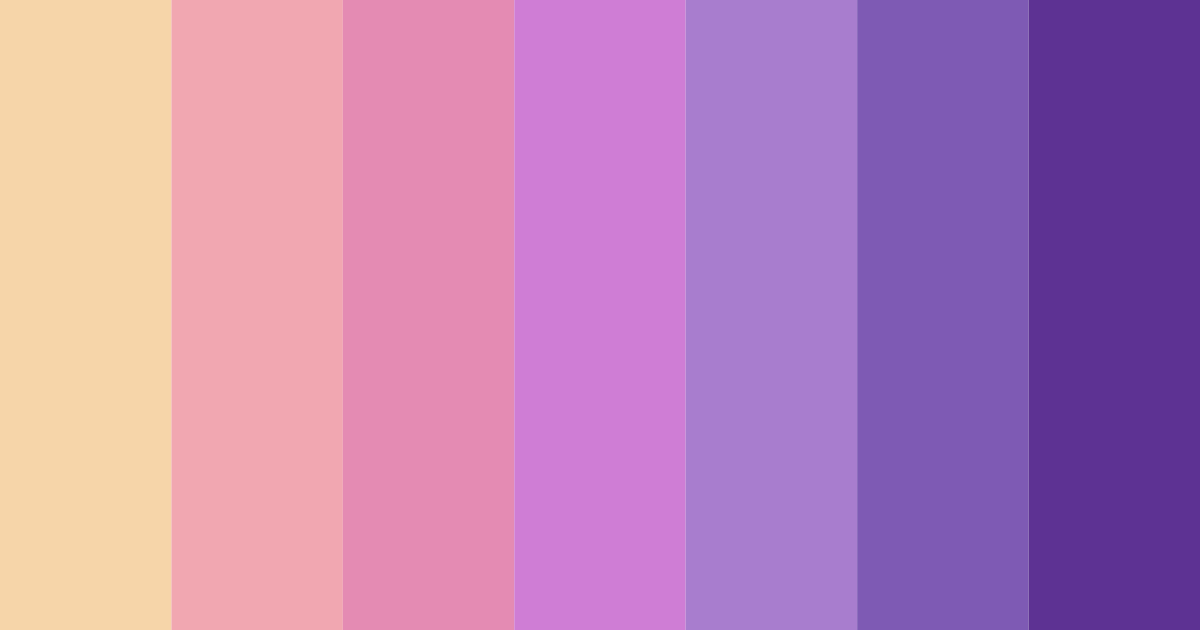 Download purple emotions color palette PNG image (landscape)