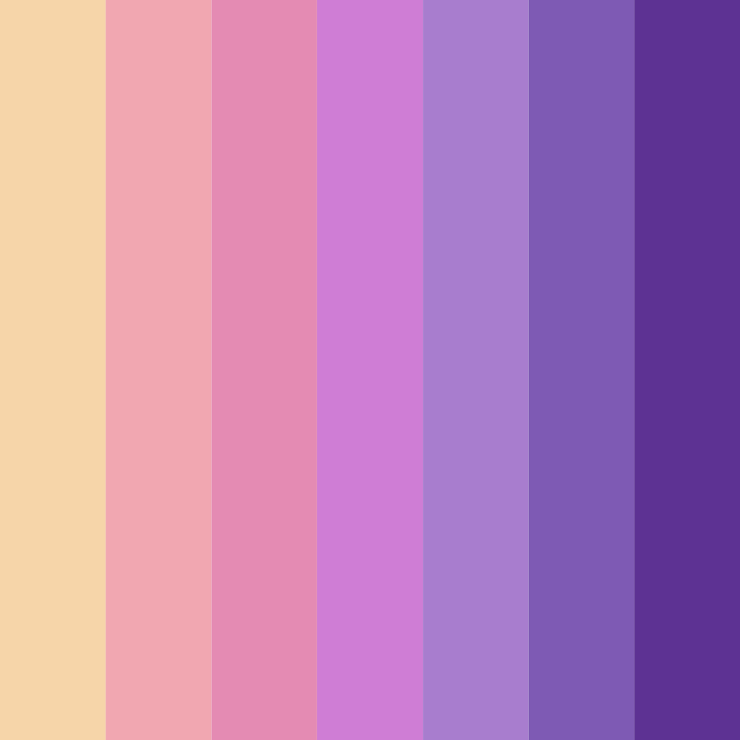 Download purple emotions color palette PNG image (square)