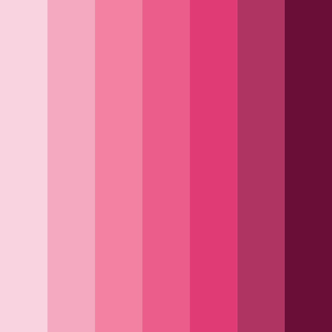 Download pink innocence color palette PNG image (square)