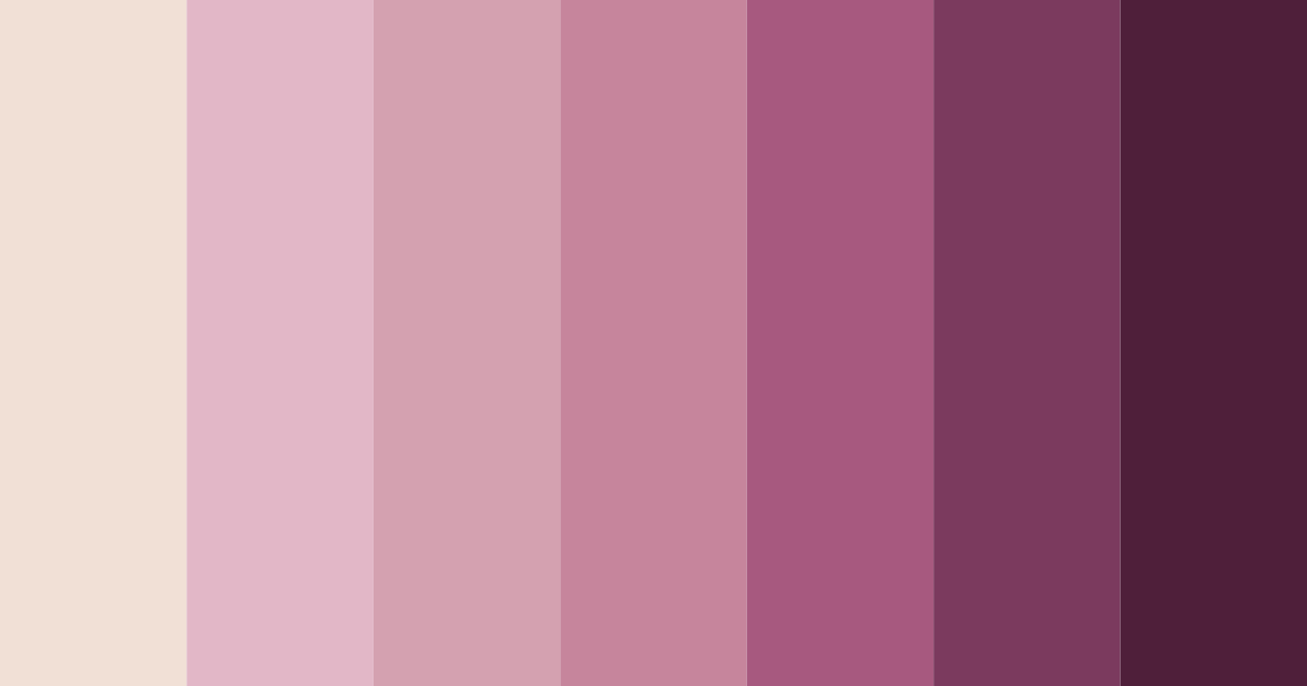 Download pink garden color palette PNG image (landscape)