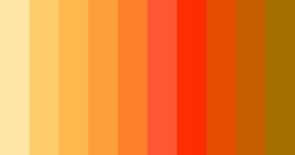 Download sunkissed ember color palette PNG image (landscape)