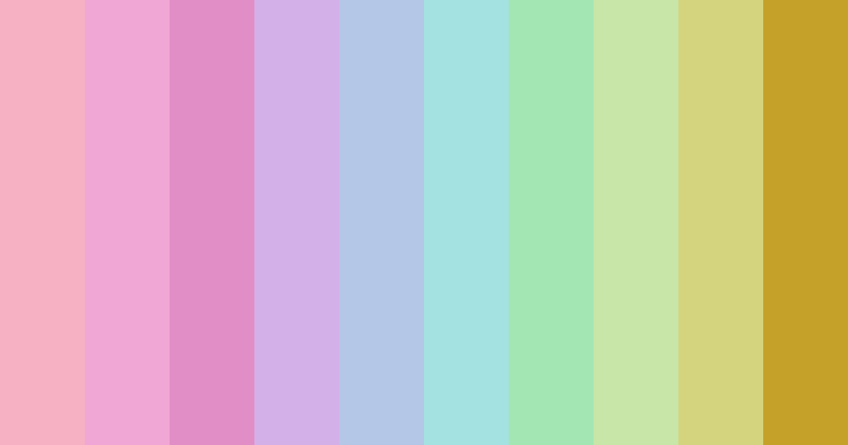Download pastel pink color palette PNG image (landscape)