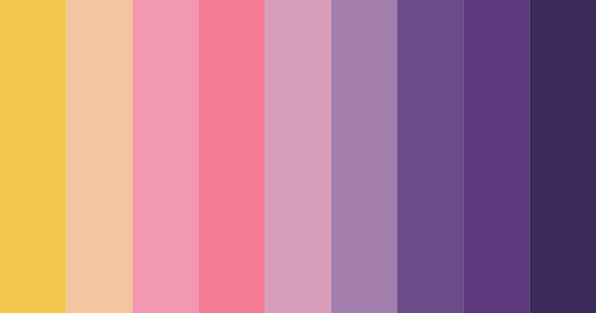 Download nostalgic pink color palette PNG image (landscape)