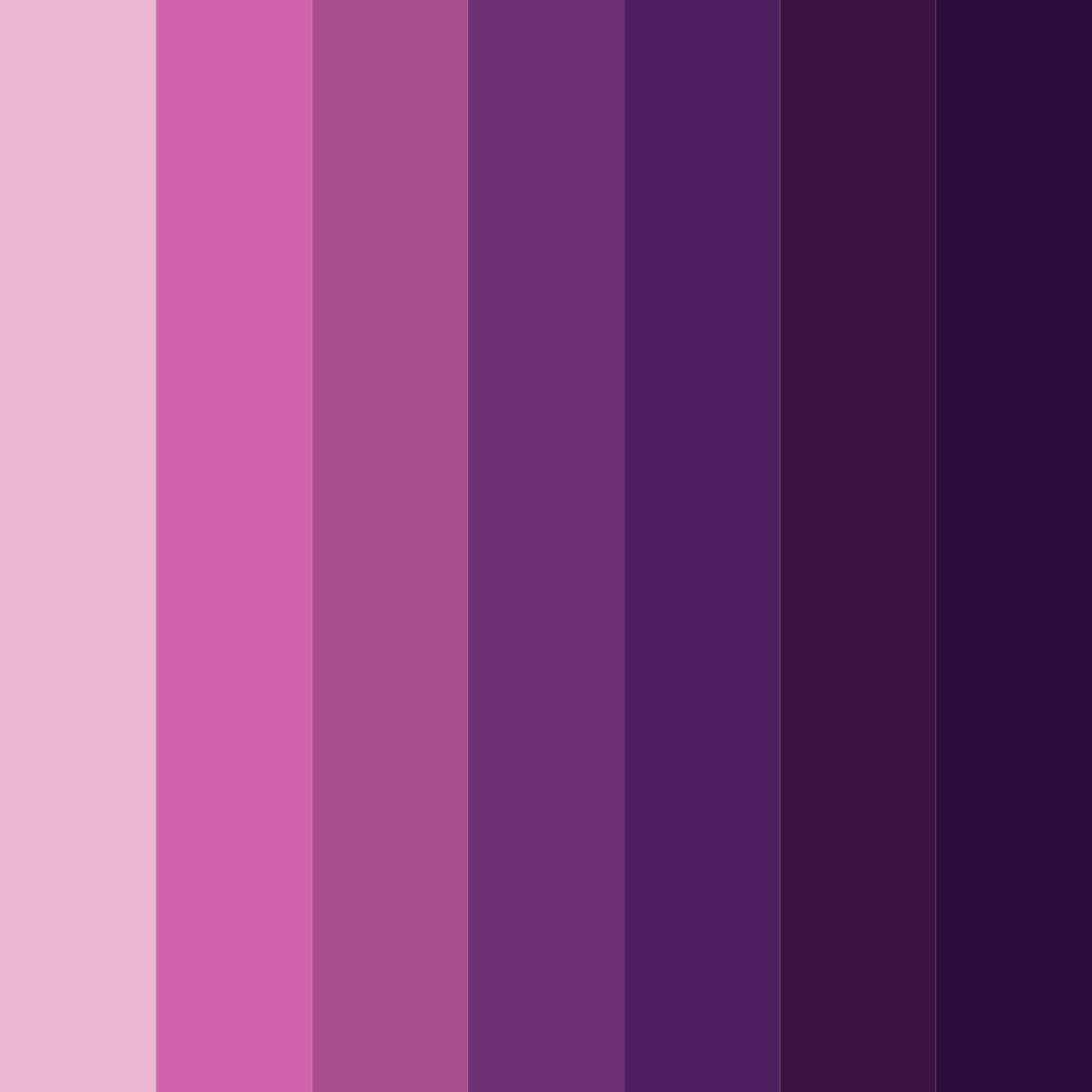 Download red purple shades color palette PNG image (square)