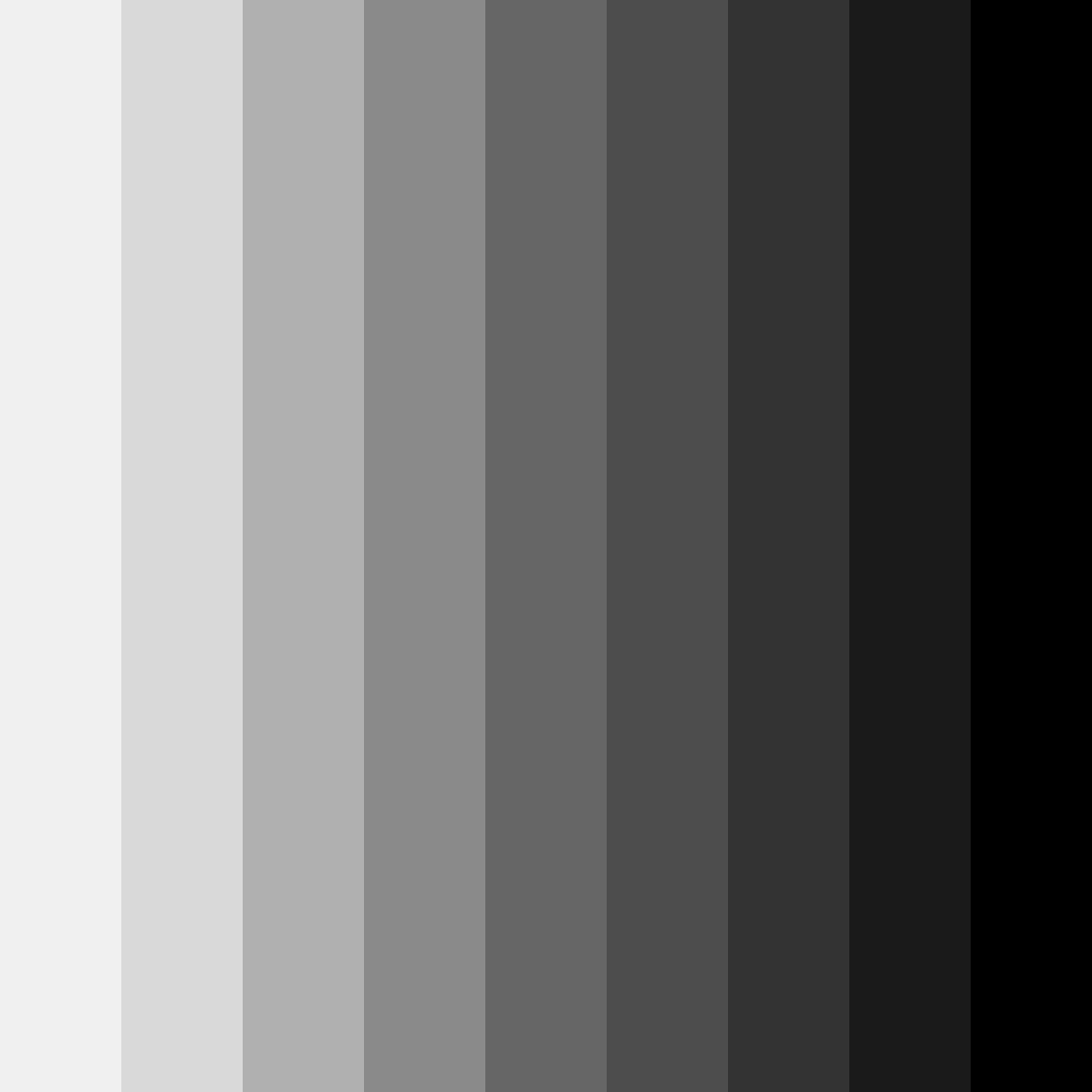 Download shades of shadow color palette PNG image (square)