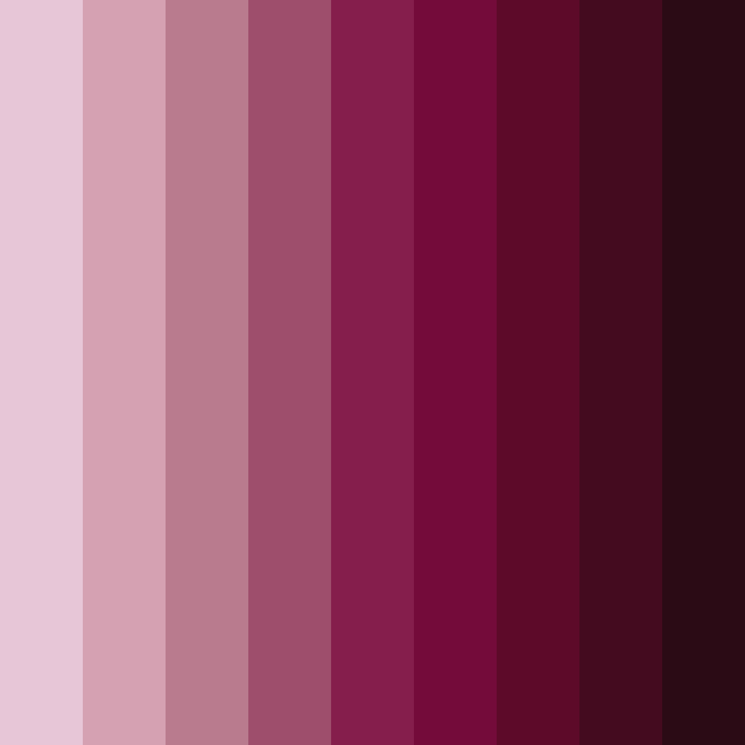 Download dark wine shades color palette PNG image (square)