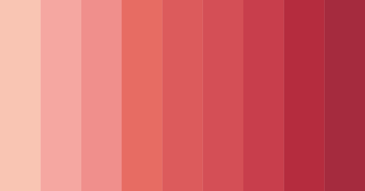 Download blushing sunset color palette PNG image (landscape)