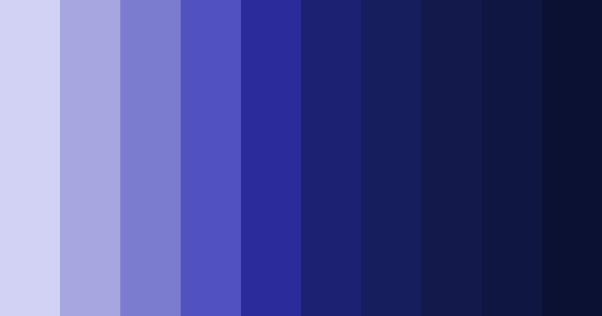 Download midnight serenade color palette PNG image (landscape)