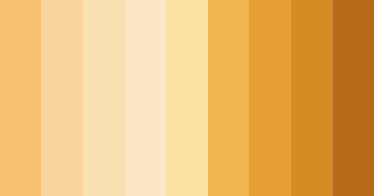 Download golden sunrise serenade color palette PNG image (landscape)