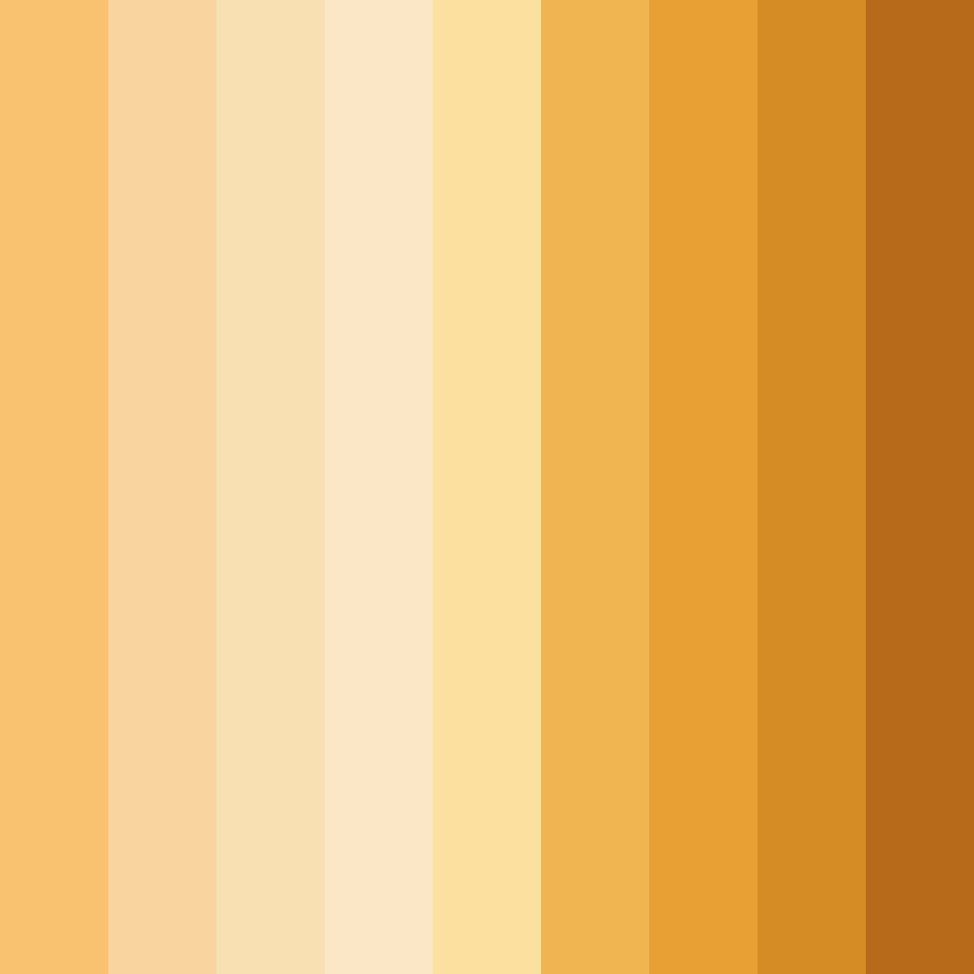 Download golden sunrise serenade color palette PNG image (square)