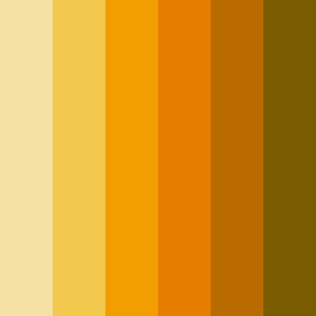 Download golden harvest fusion color palette PNG image (square)