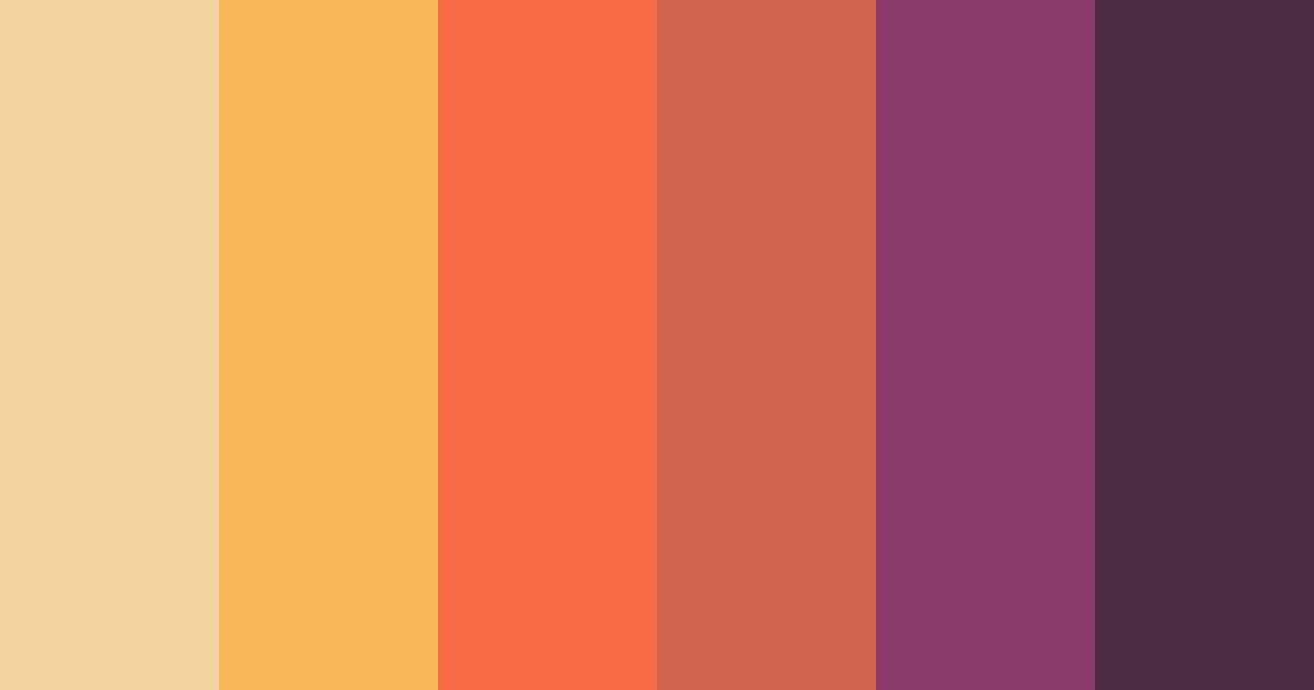 Download vintage radiance color palette PNG image (landscape)