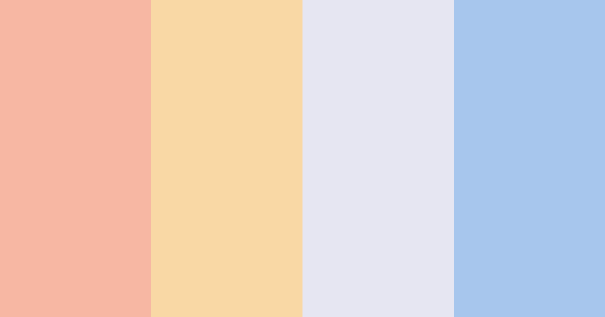 Download rainbow shades color palette PNG image (landscape)
